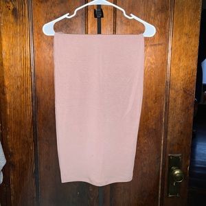 🌸 taupe midi pencil skirt